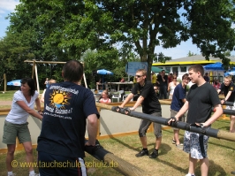 Riesenkickerturnier im Sommerbad Stadensen