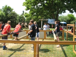 Riesenkickerturnier im Sommerbad Stadensen